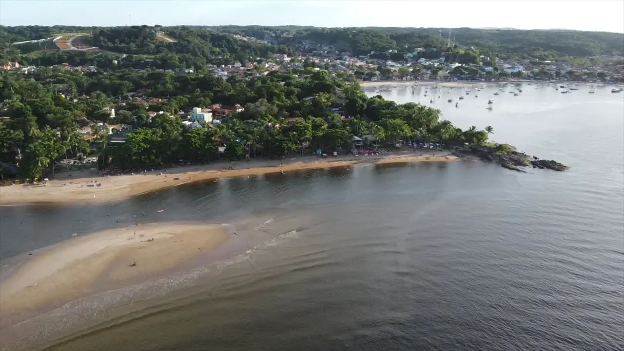 Itacare Brazil by Drone 4k Brazilian Atlantic Ocean from the sky-5