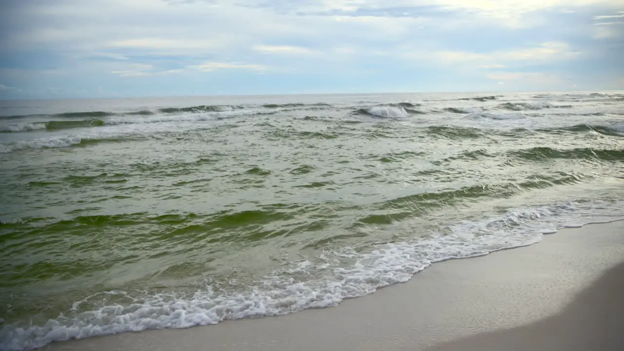 Ocean waves on an overcast day-3