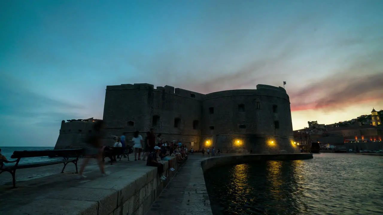 The Historic Wall of Dubrovnik Old Town Croatia