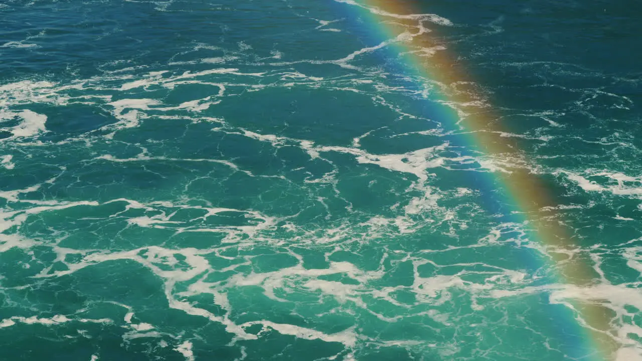 Rainbow Over Large River