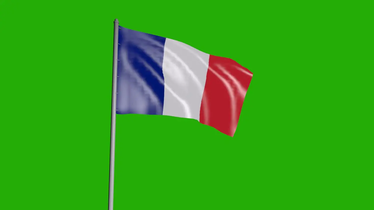 3D Flag of France