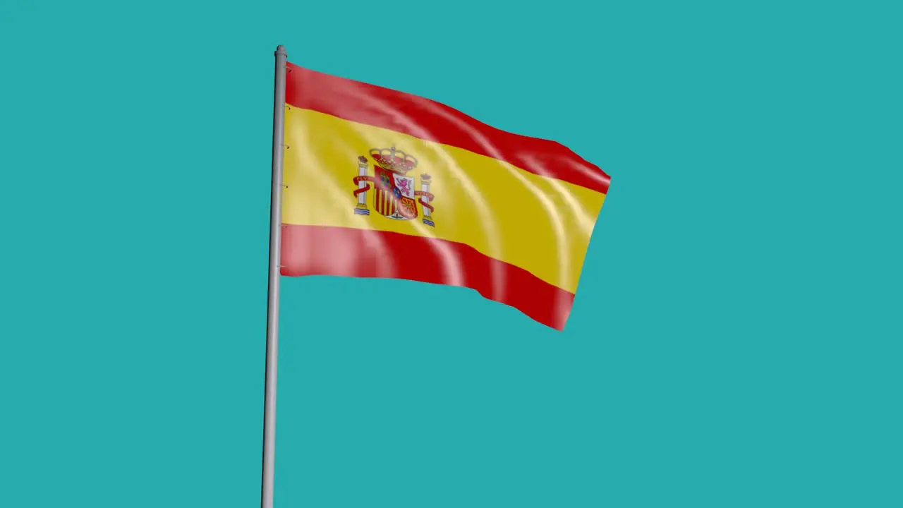 3D Flag of Spain