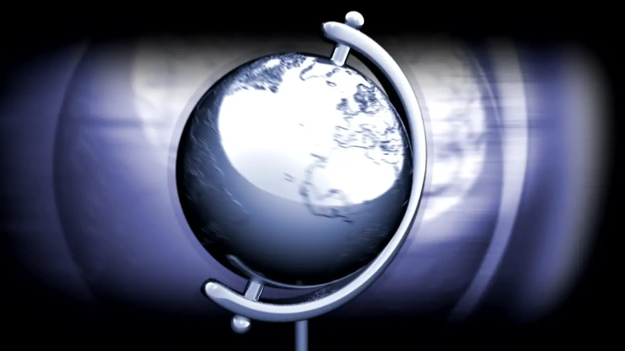 Abstract Rotating Globe