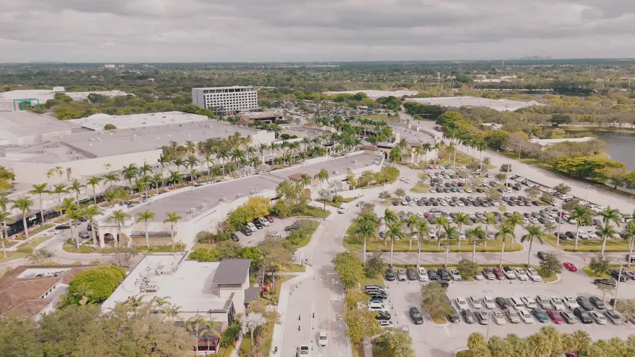 Ariel views on Sawgrass mill Outlet shopping