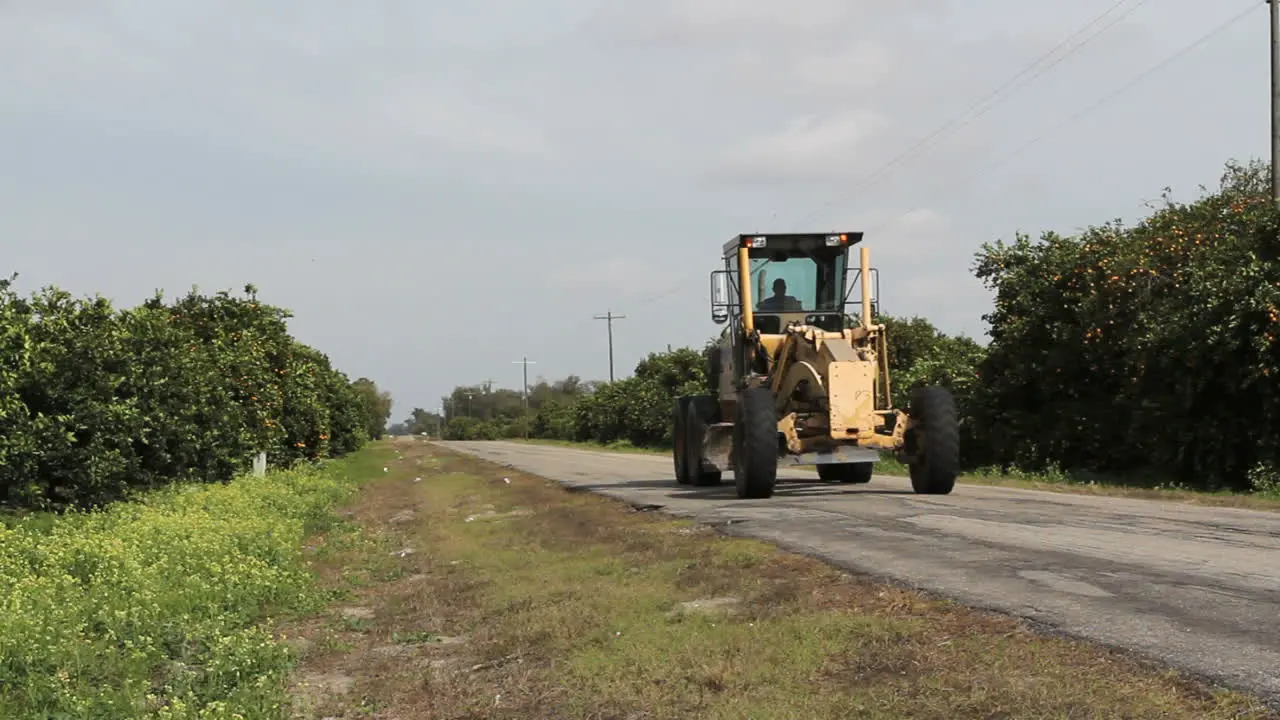 Florida machine on road