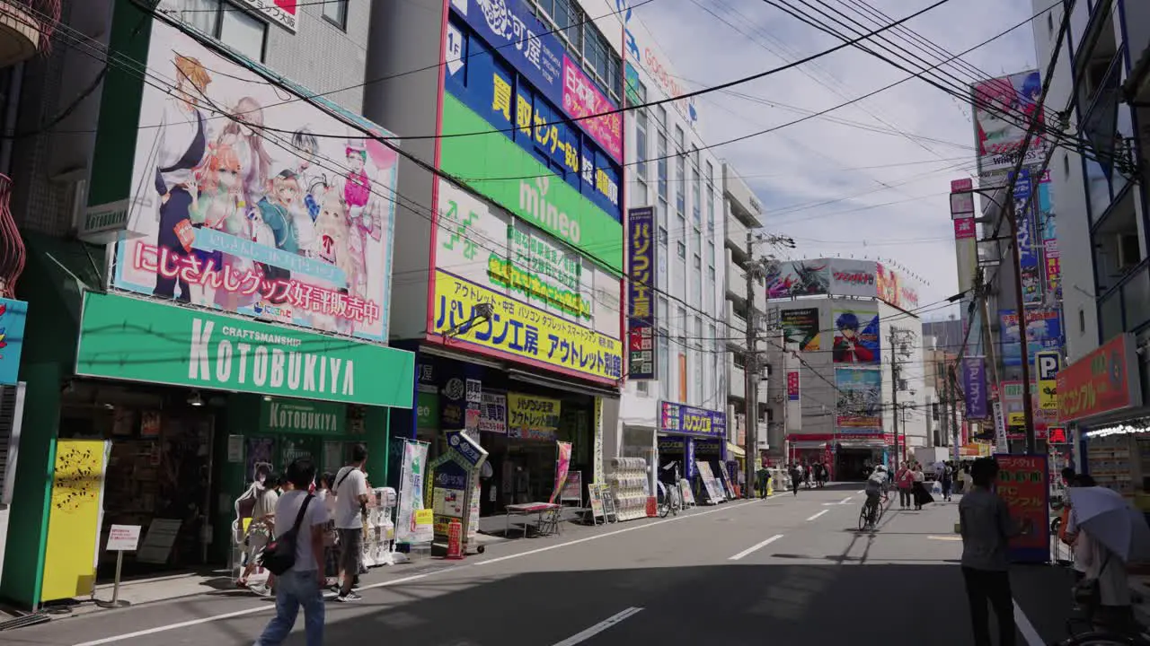 Nipponbashi Denden Town Anime Street in Osaka