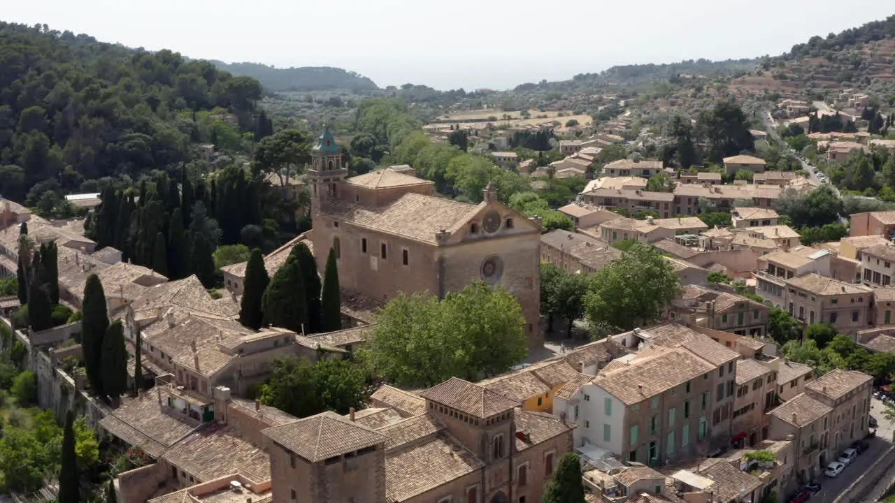 Royal Charterhouse and monastery in historical Valldemossa village