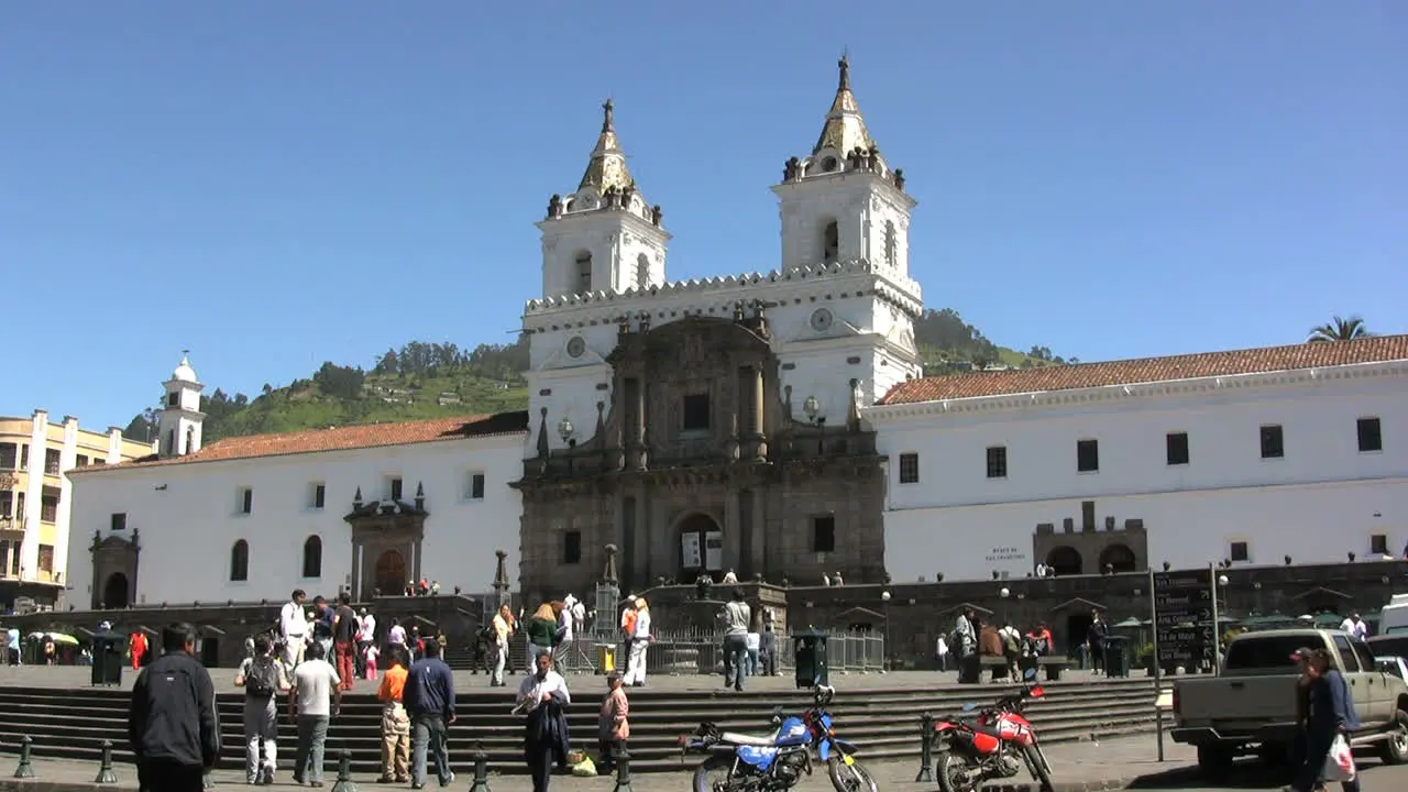 Ecuador Quito colonial church