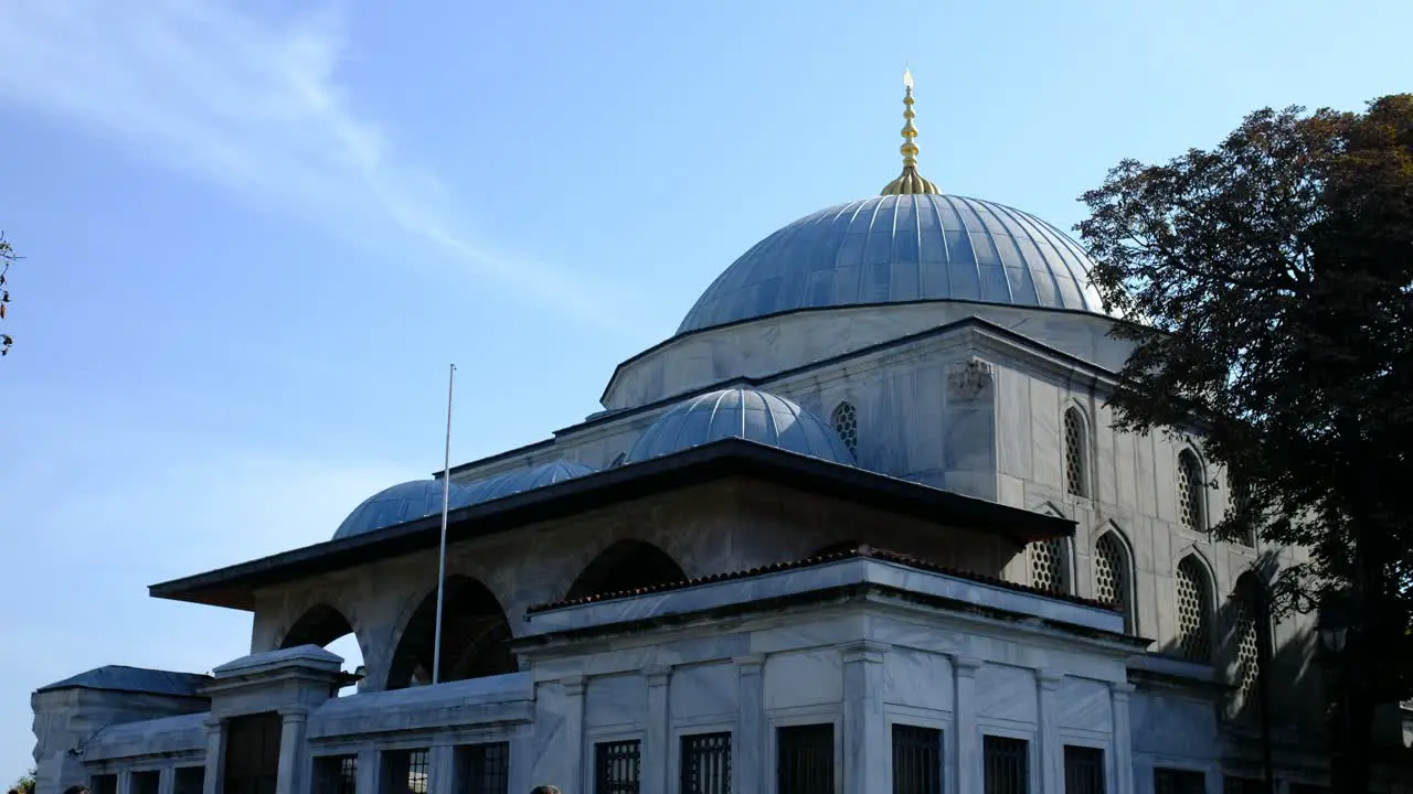 Blue Mosque Istanbul exterior view Sultanahmet mausoleum