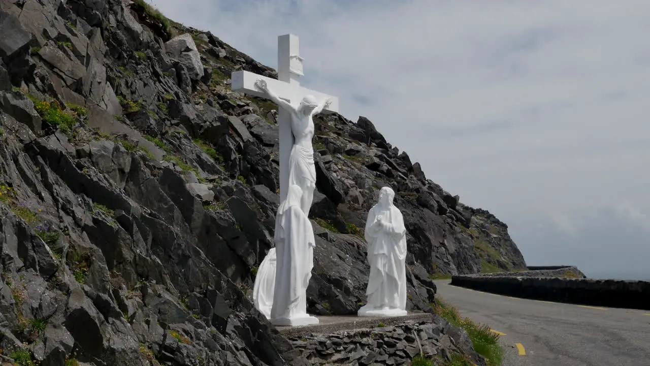 Ireland Dingle Peninsula Crucifixion Statues