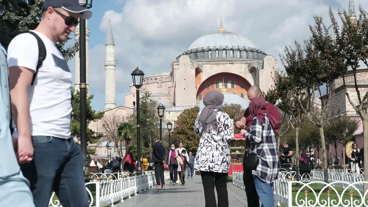 Hagia Sophia square daily life