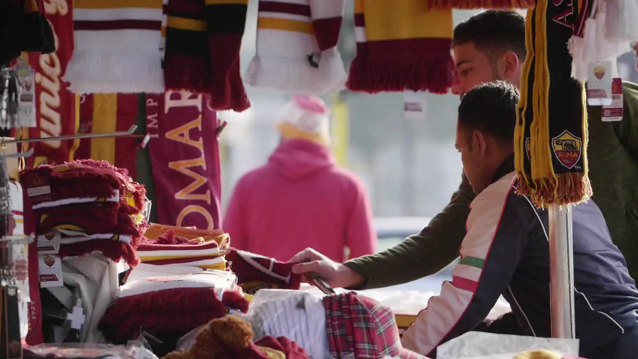 Picking Out A Football Scarf