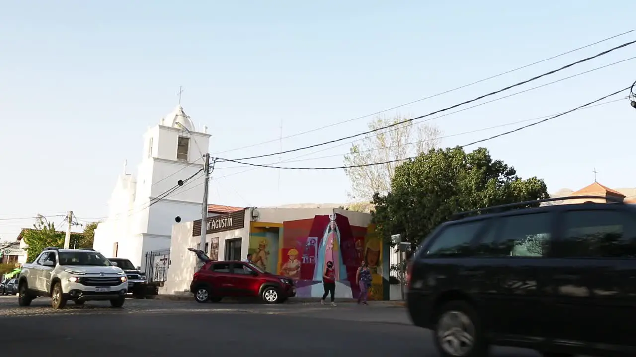 View of a church in Merlo San Luis Argentina