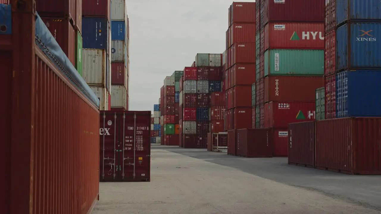 Cargo port In Le Havre France