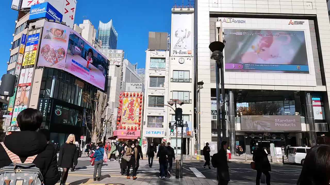 Walking in the streets of Shinjuku Tokyo Japan