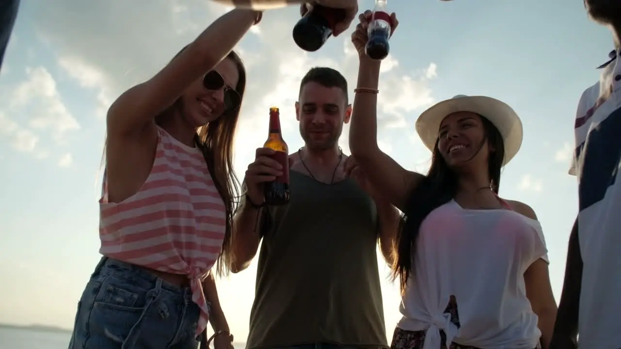 Group Of Friends Having Fun In A Party