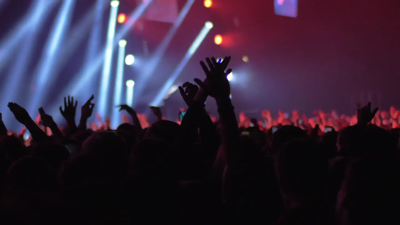 Excited audience at the concert