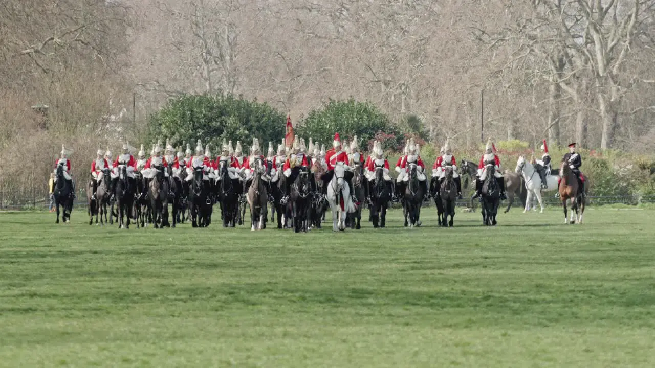 The Lifeguards on parade at the Major Generals Inspection