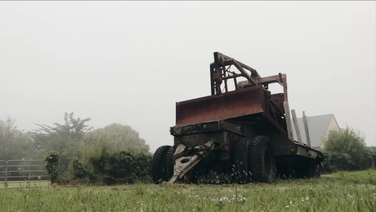 Old military equipment in Normandy