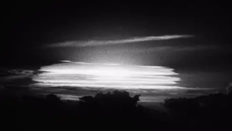 Archive Clip of Aerial View of Nuclear Bomb Explosion