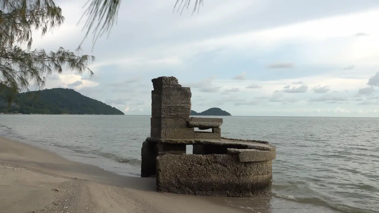 WWII coastline bunker at Penang