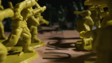 Tracking Shot of Toy Soldiers On Map of Ukraine 03