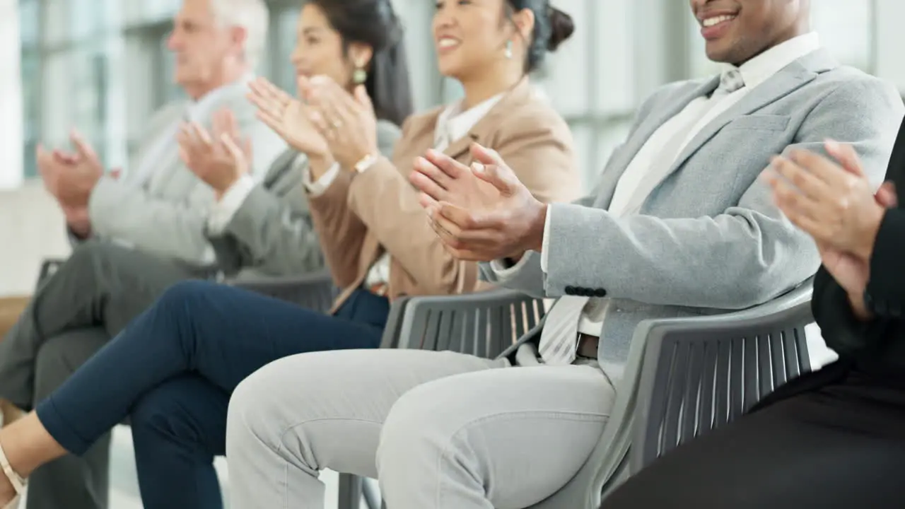 Business people applause or hands of audience