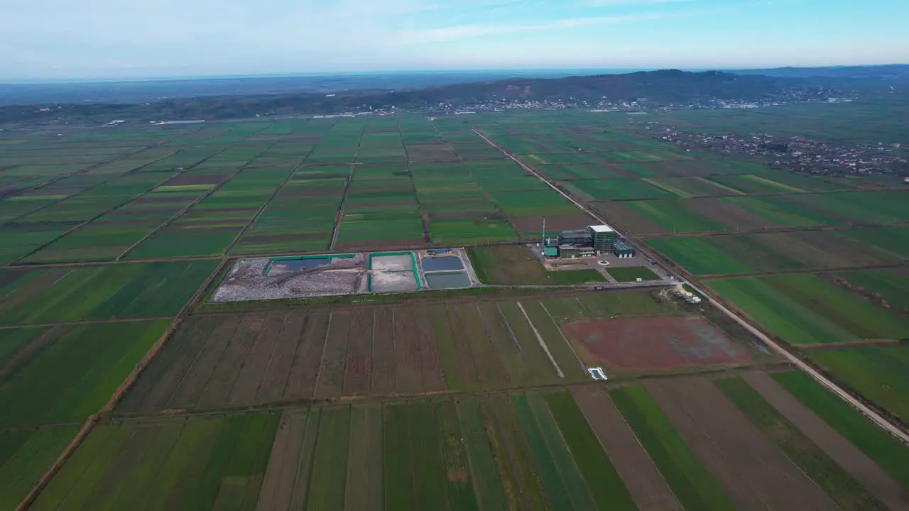 Waste incinerator in the middle of agricultural land environmental pollution in Albania