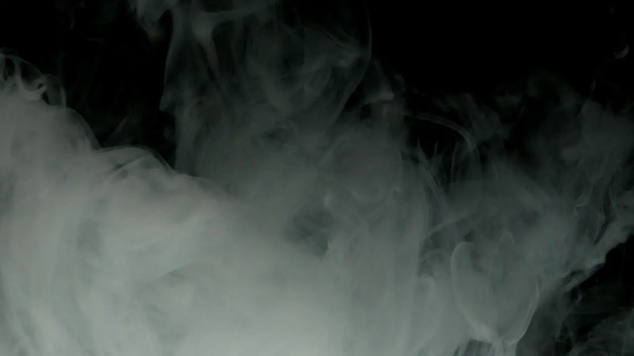 White Smoke with Black Background