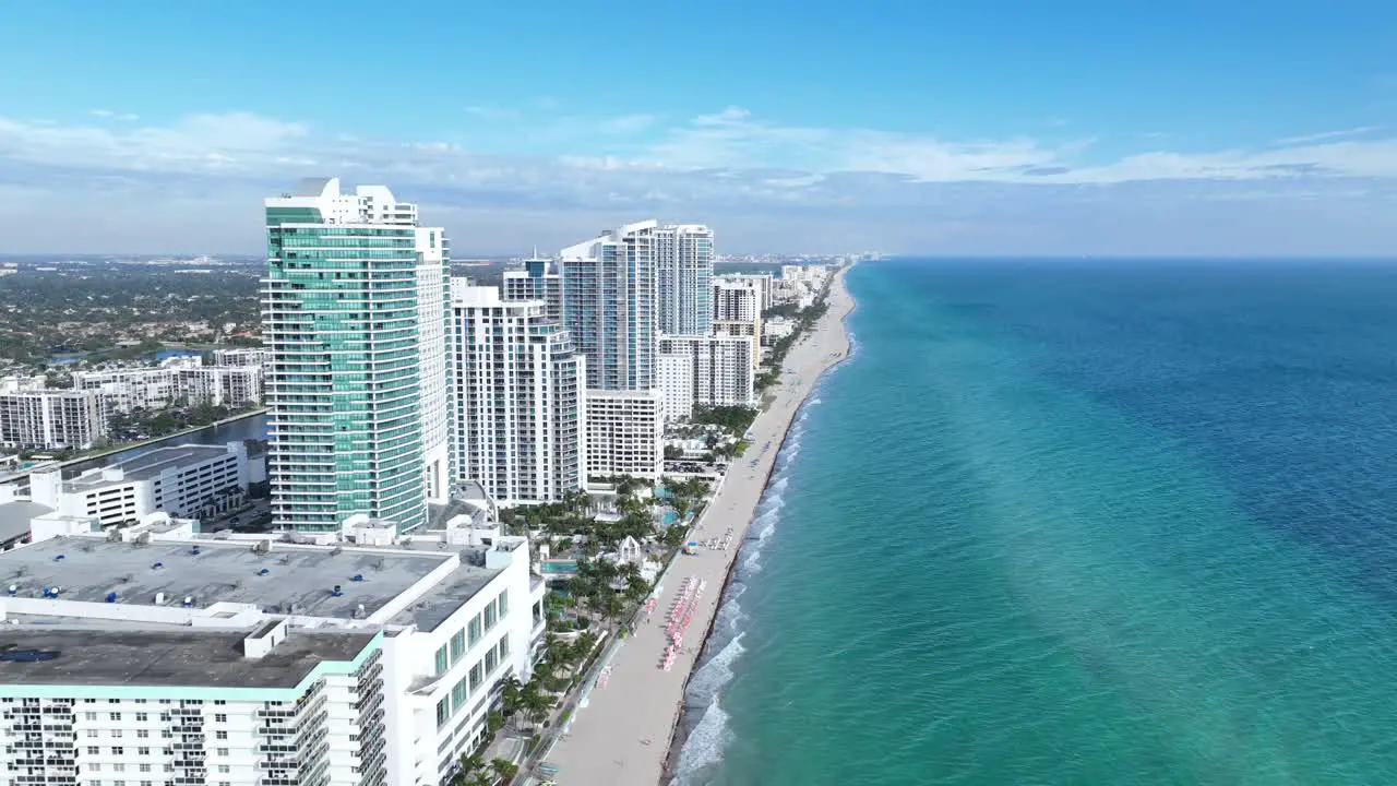 Hollywood FL beach and hotels Ocean Ave