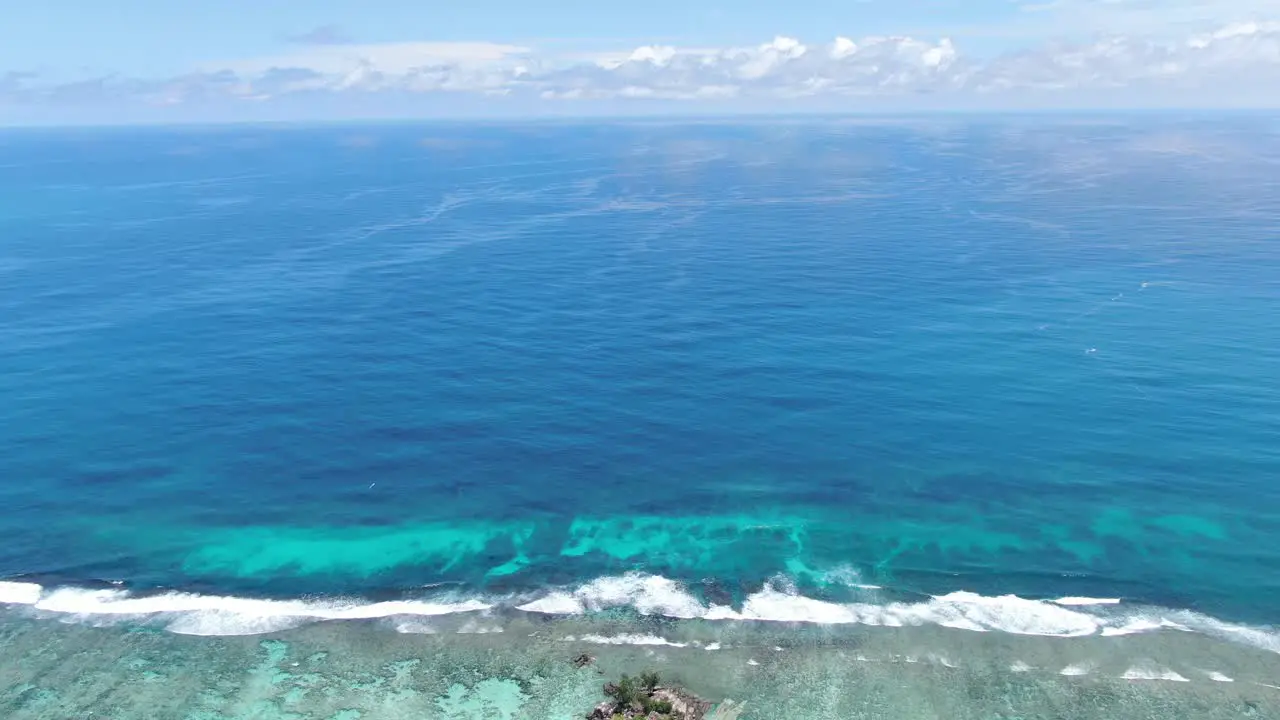 Africa Indian ocean Seychelles Anse Royale Beach Drone Shooting