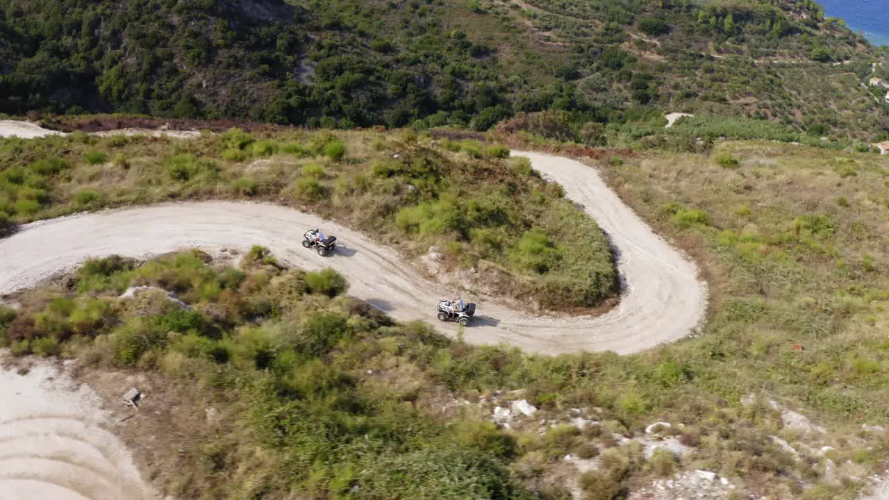 Off-Roading In The Mountains on ATVs