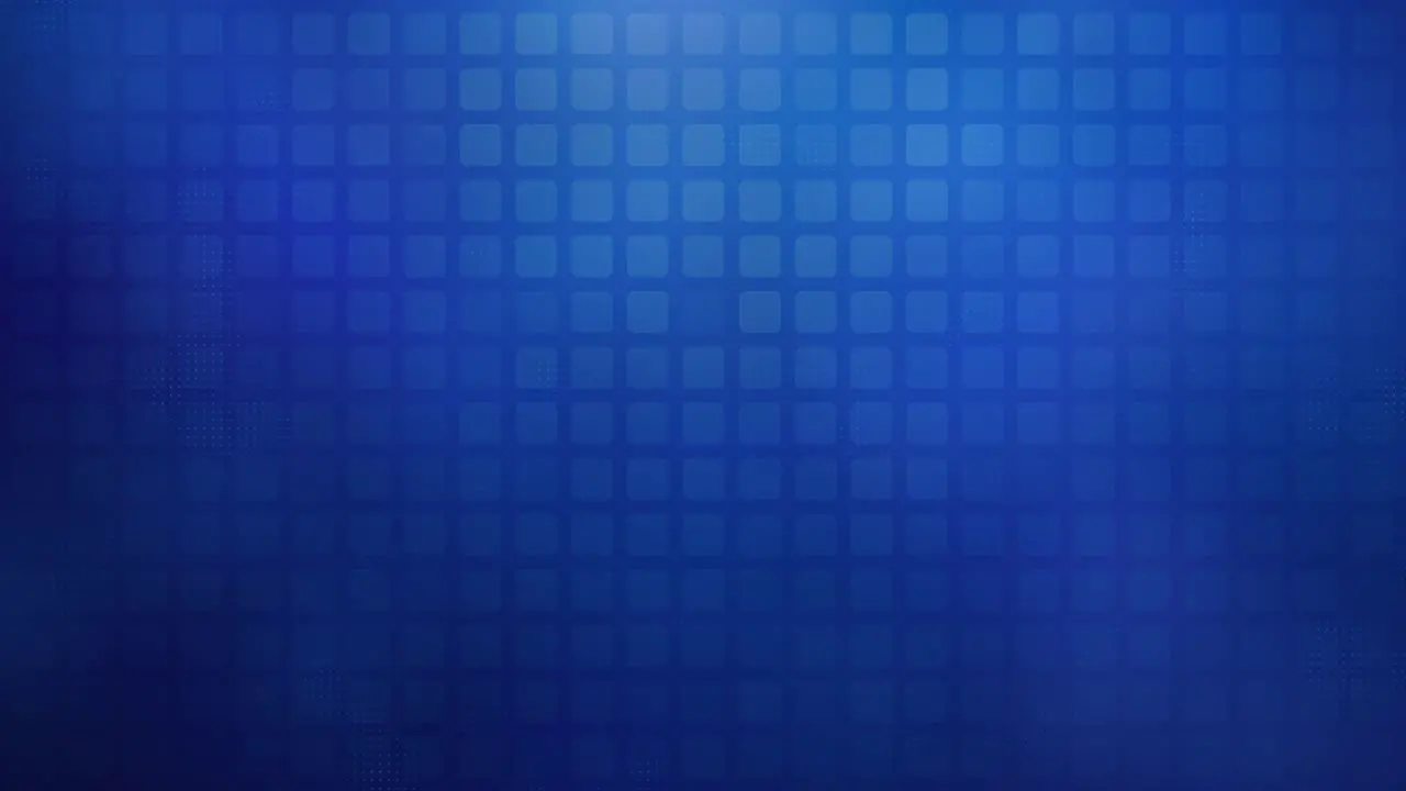 Abstract blue grid with flowing liquid background smooth soft backdrop animation