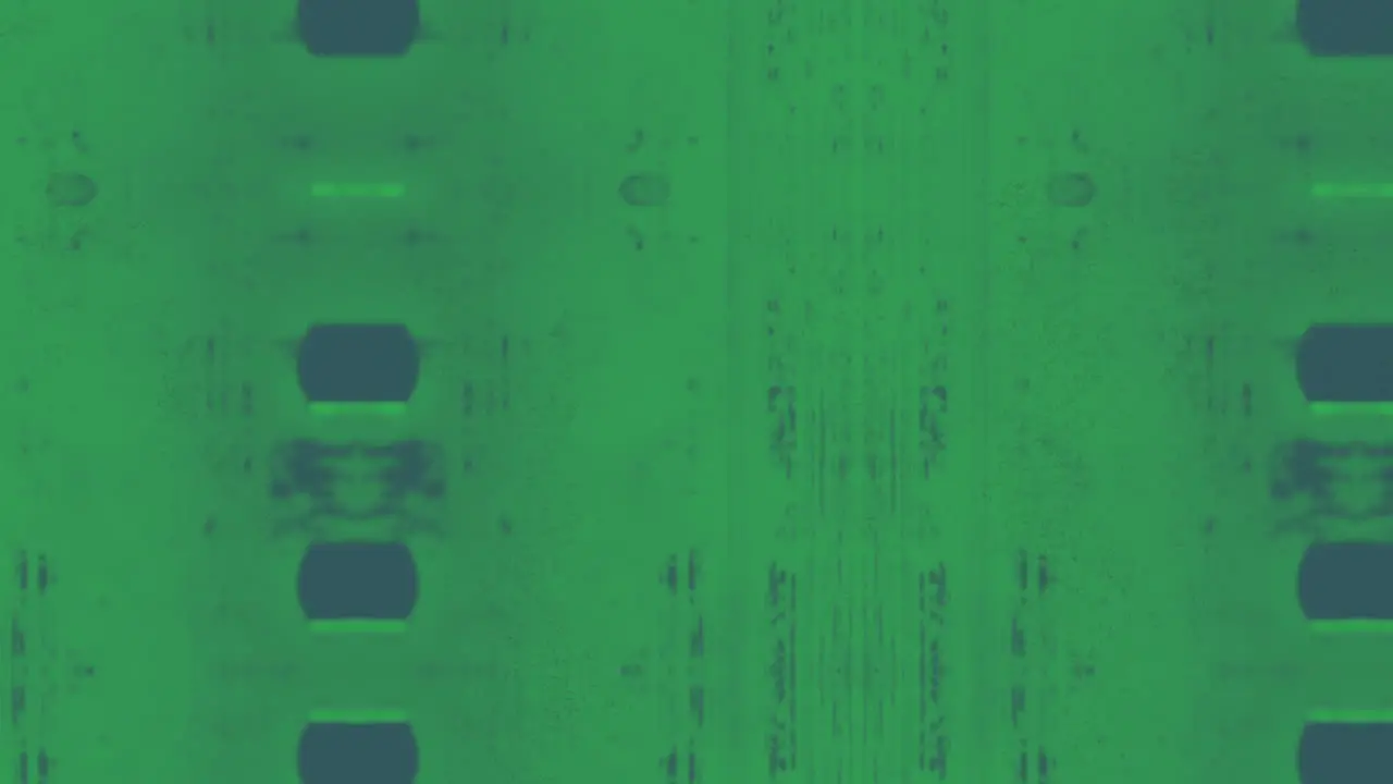 Grunge green gradient with blue noise and glitch effect