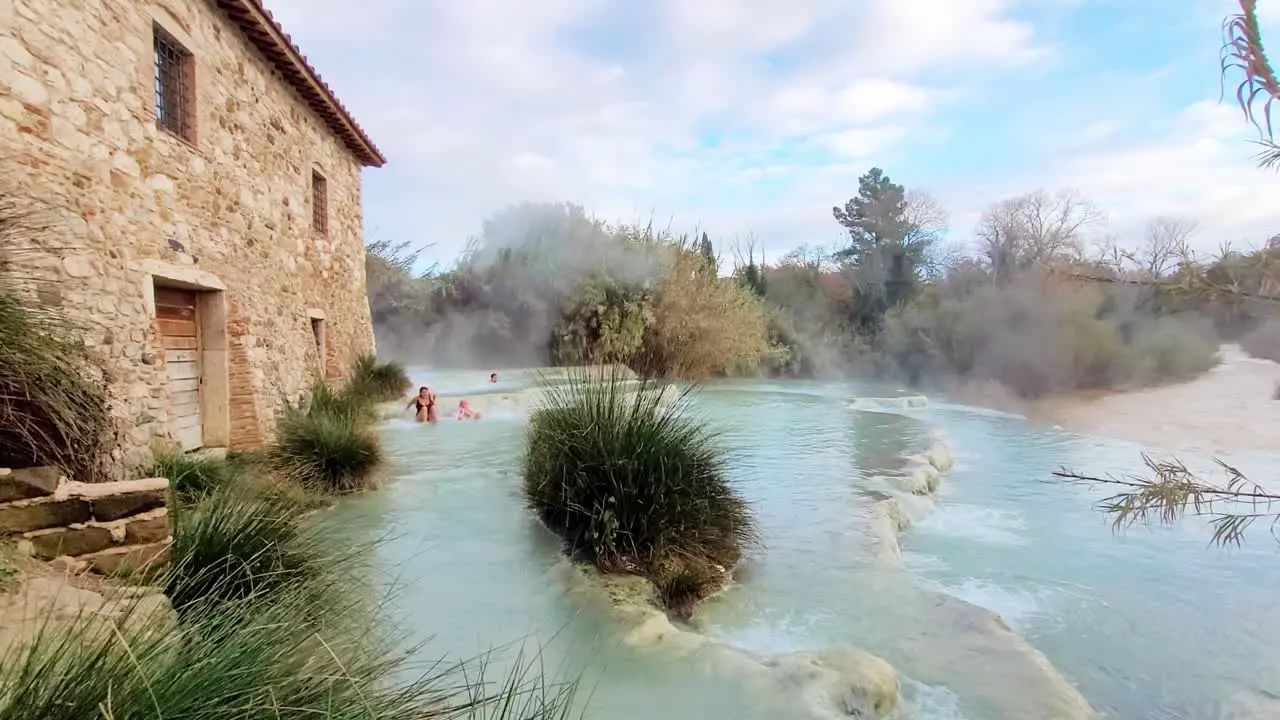 baths of saturnia in italy