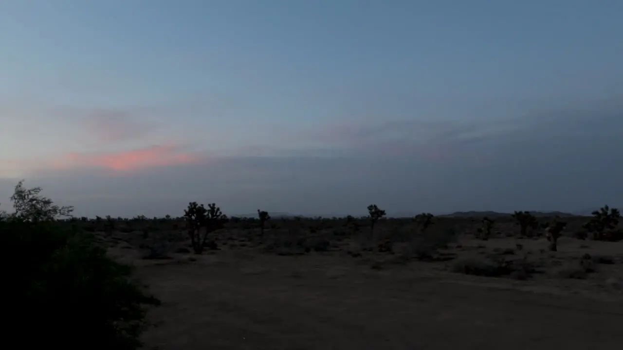 desert landscape at night path