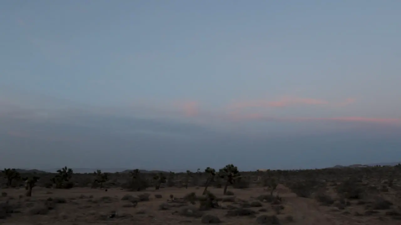 night time in the desert