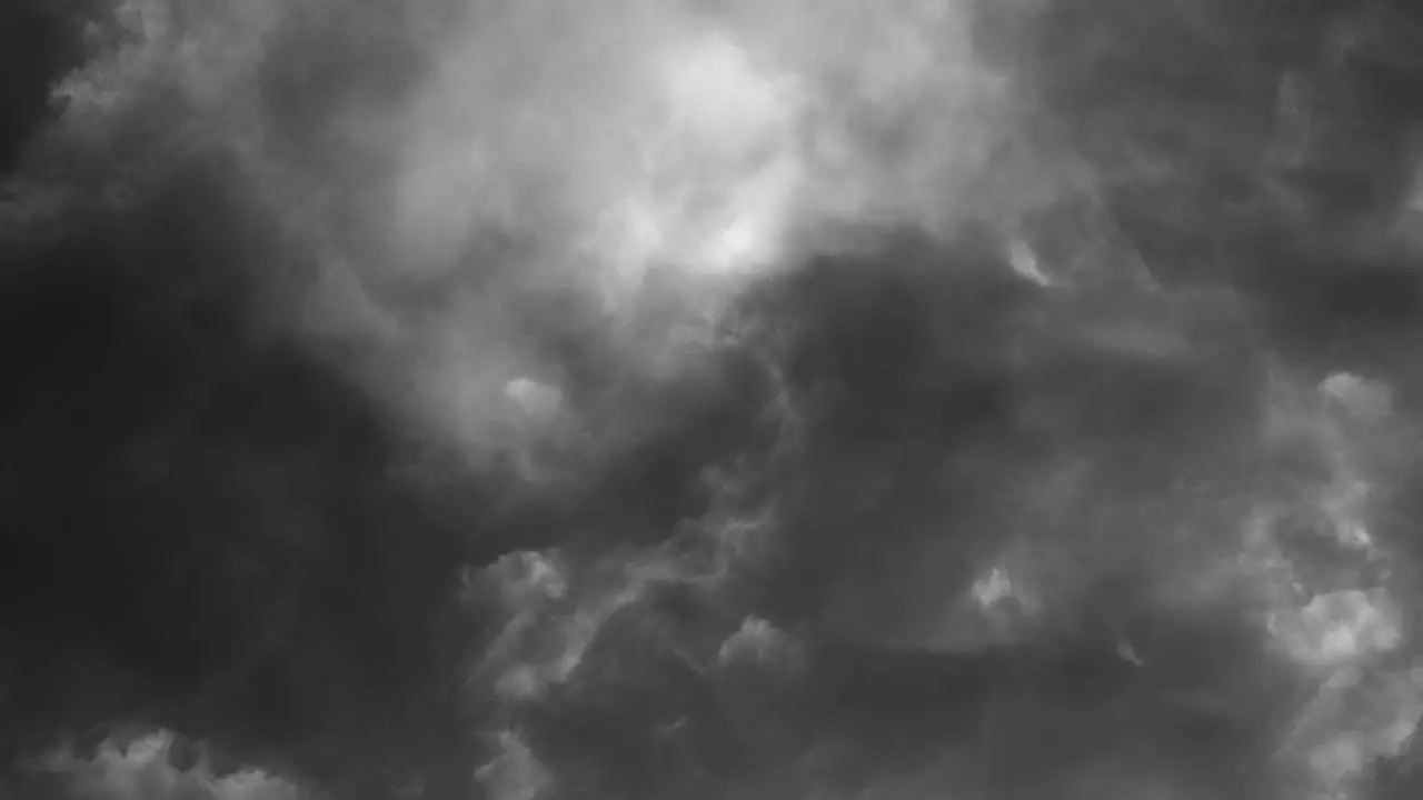 view of a thunderstorm before the rain