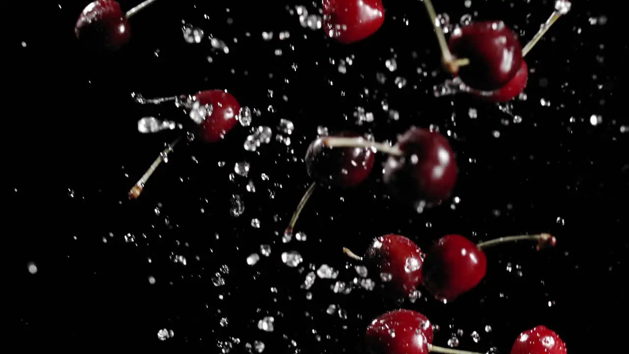 Flying Cherries #2 slow motion 1900fps phantom 4K