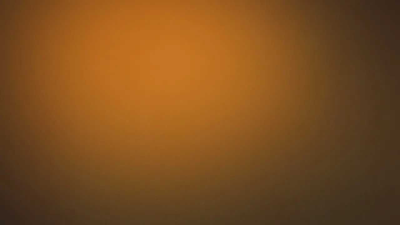 Animation of glowing orange background with gradient