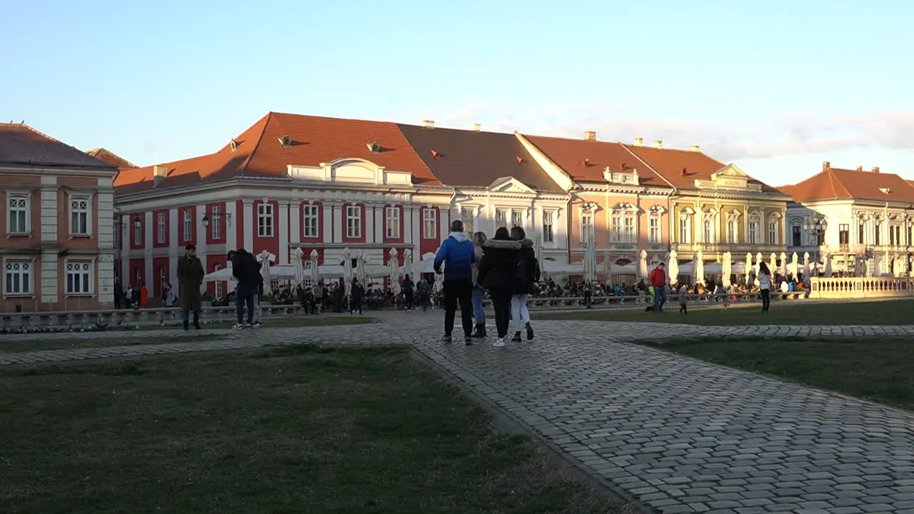 Time-Lapse View On The Centre Of Timisoara