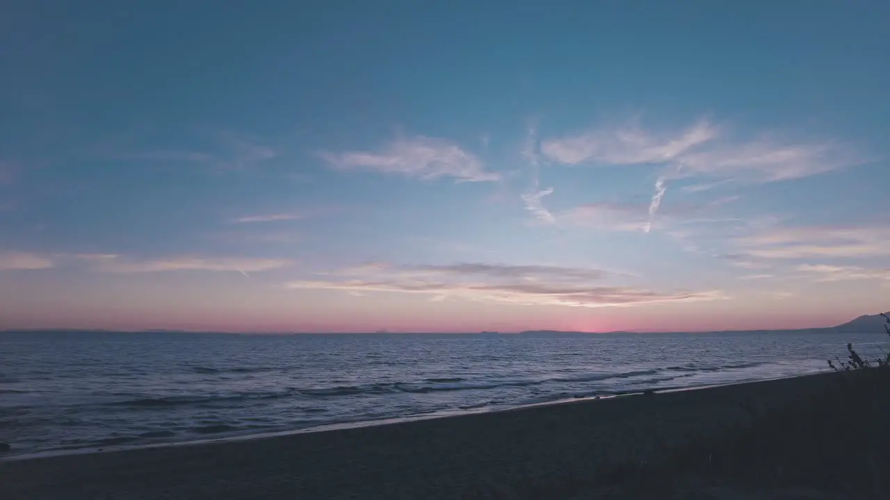 Sunset at Marbella south of Spain