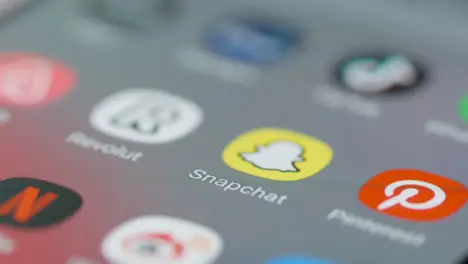 Tracking Close Up to Snapchat and Other Apps on Mobile Phone