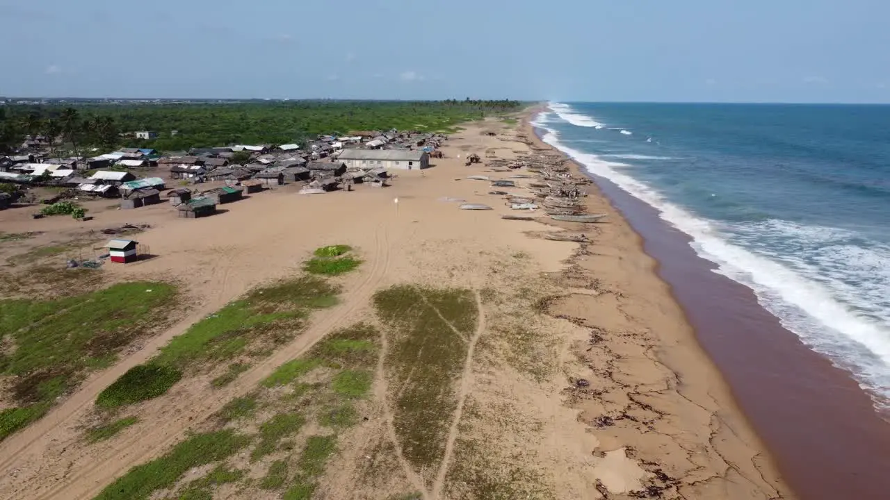 A Small Shanty Island town closed to the Badagry Slave Museum in Lagos Nigeria This area is called the point of no return now slave museum formerly slave trade route