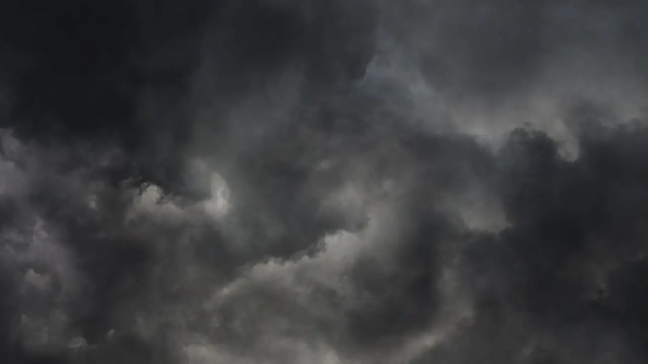 view of Thunder Storm Night Clouds