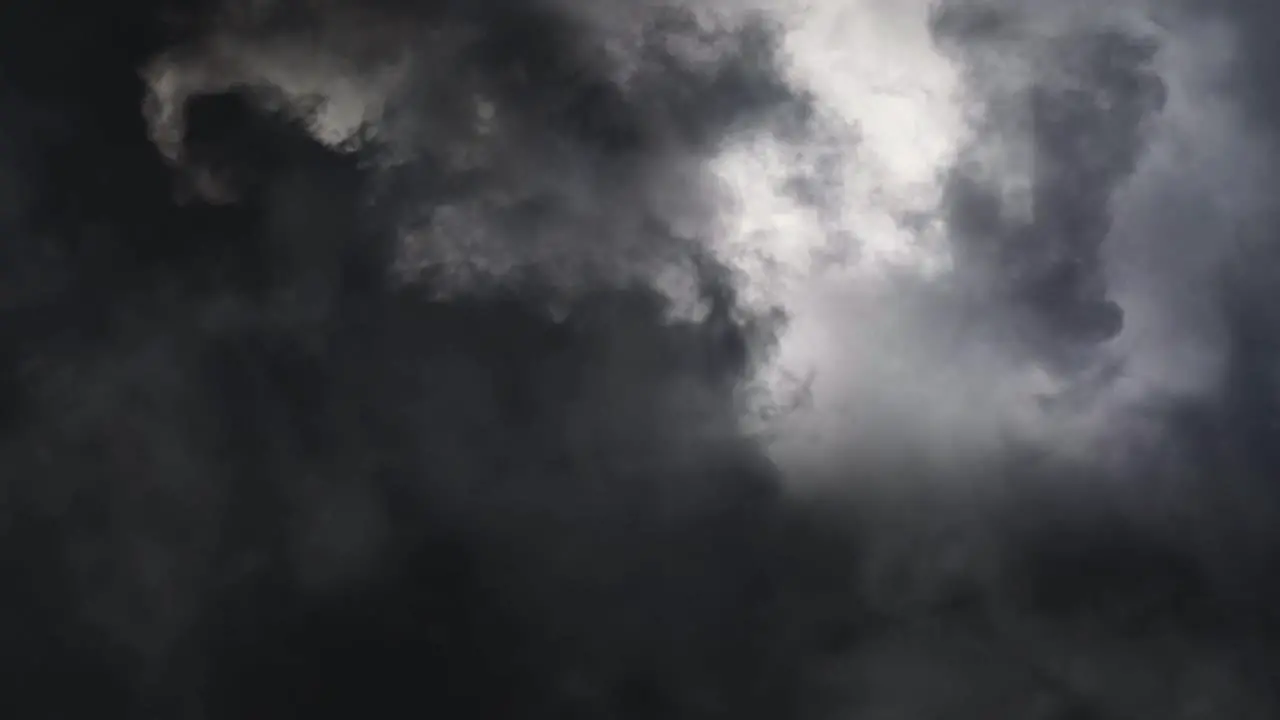 view of Stormy Dark Clouds