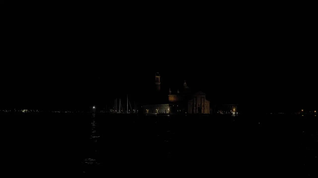 Venice night cityscape