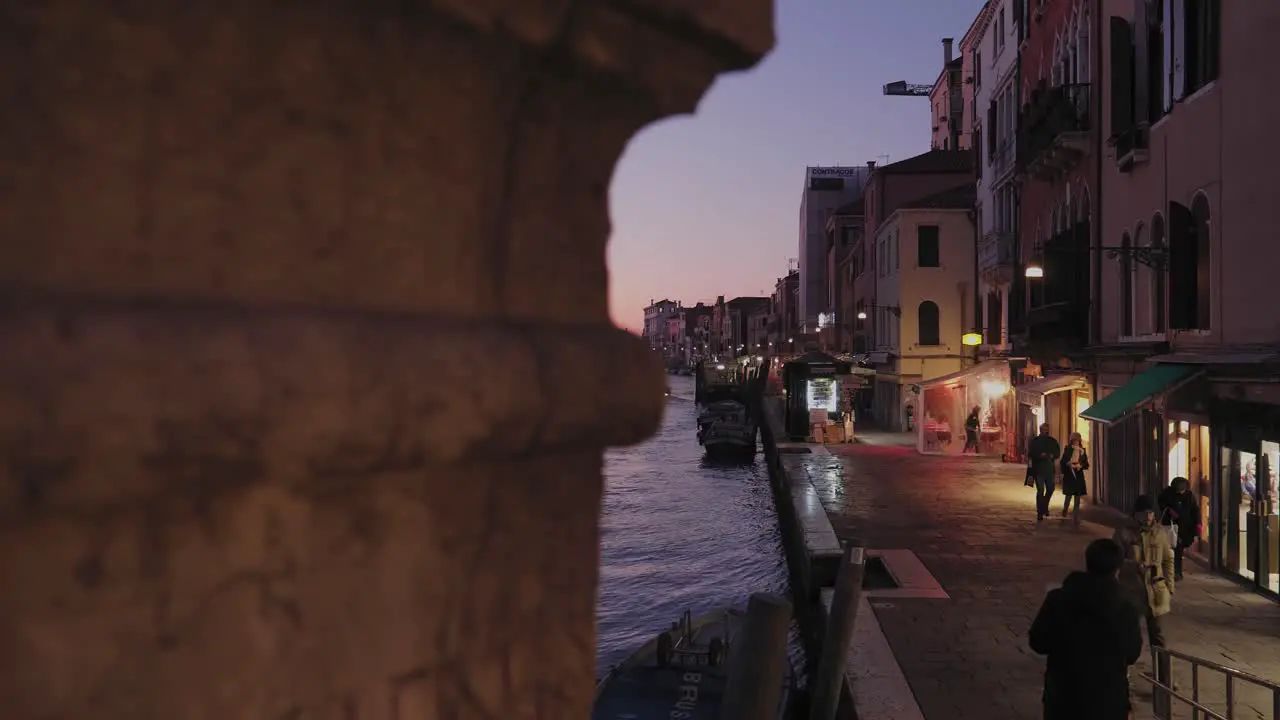 Venice during the sunset