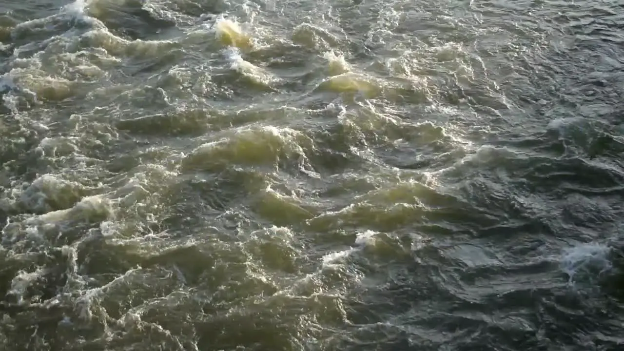 Flooded water force of nature Leh Ladakh wonders India