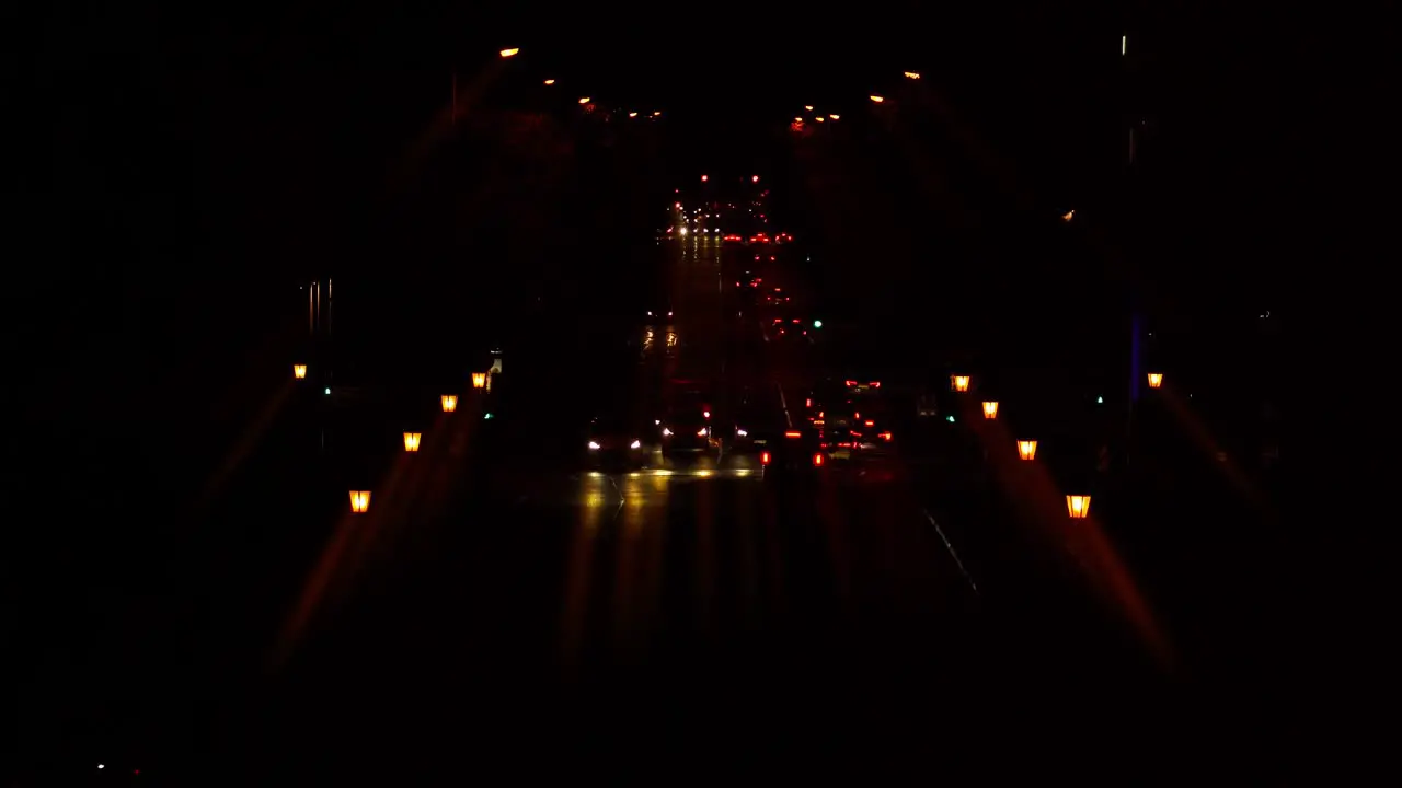 Night Drive Symphony Timelapse Hustle on Busy City Streets